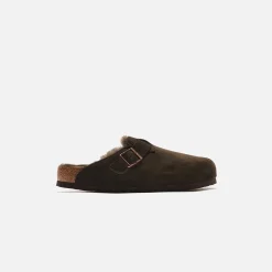 Shop Birkenstock Boston Shearling Mocha