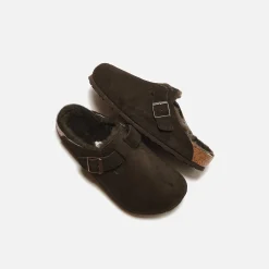 Shop Birkenstock Boston Shearling Mocha