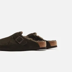 Shop Birkenstock Boston Shearling Mocha