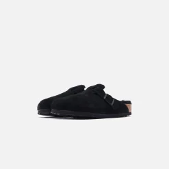 Shop Birkenstock Boston Shearling Black