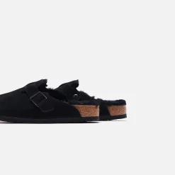 Shop Birkenstock Boston Shearling Black