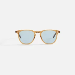 Best Sale Garrett Leight Brooks Ii Sun Caramel / Pure Blue