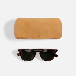 Fashion Garrett Leight Brooks X Sun Spotted Brown / Shell Pure G15