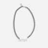 Outlet 1017 Alyx 9SM Calligraphy Logo Necklace Silver