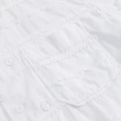 Store Engineered Garments Camp Shirt White Cotton Mixed Patchwork