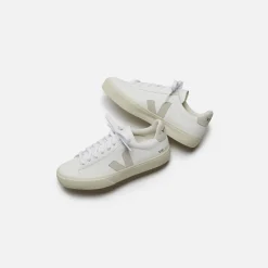Cheap Veja Campo Suede Chromefree Leather Extra White / Natural