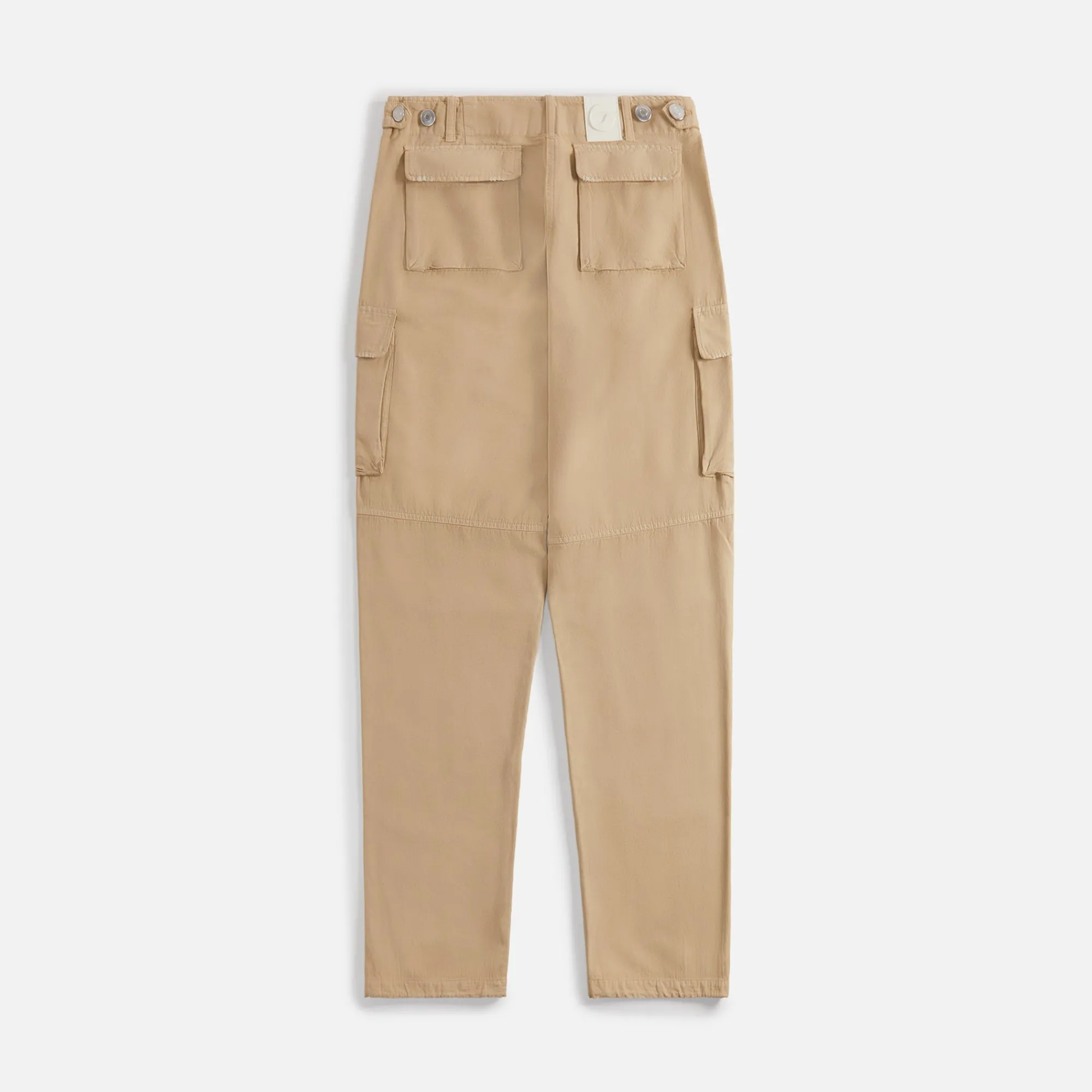 Outlet Coperni Canvas Wide Leg Cargo Pants Beige