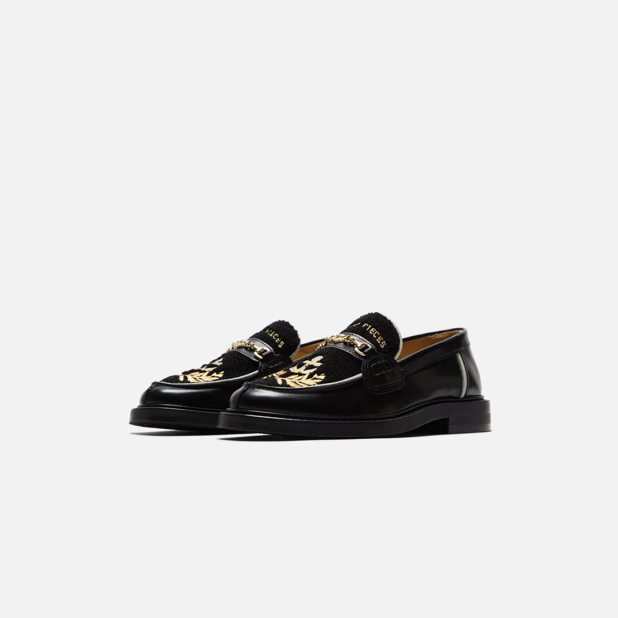 Fashion Filling Pieces Captain Loafer Black