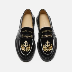 Fashion Filling Pieces Captain Loafer Black