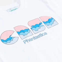 New Casablanca Casa Clouds Screen Printed Tee White