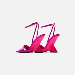 Online The Attico Cheope Sandal 105Mm Fuchsia / Fluo Fuchsia