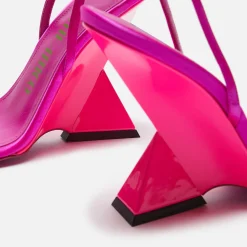 Online The Attico Cheope Sandal 105Mm Fuchsia / Fluo Fuchsia