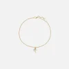 Online Yvonne Leon Cheville Palmier Bracelet Yellow Gold