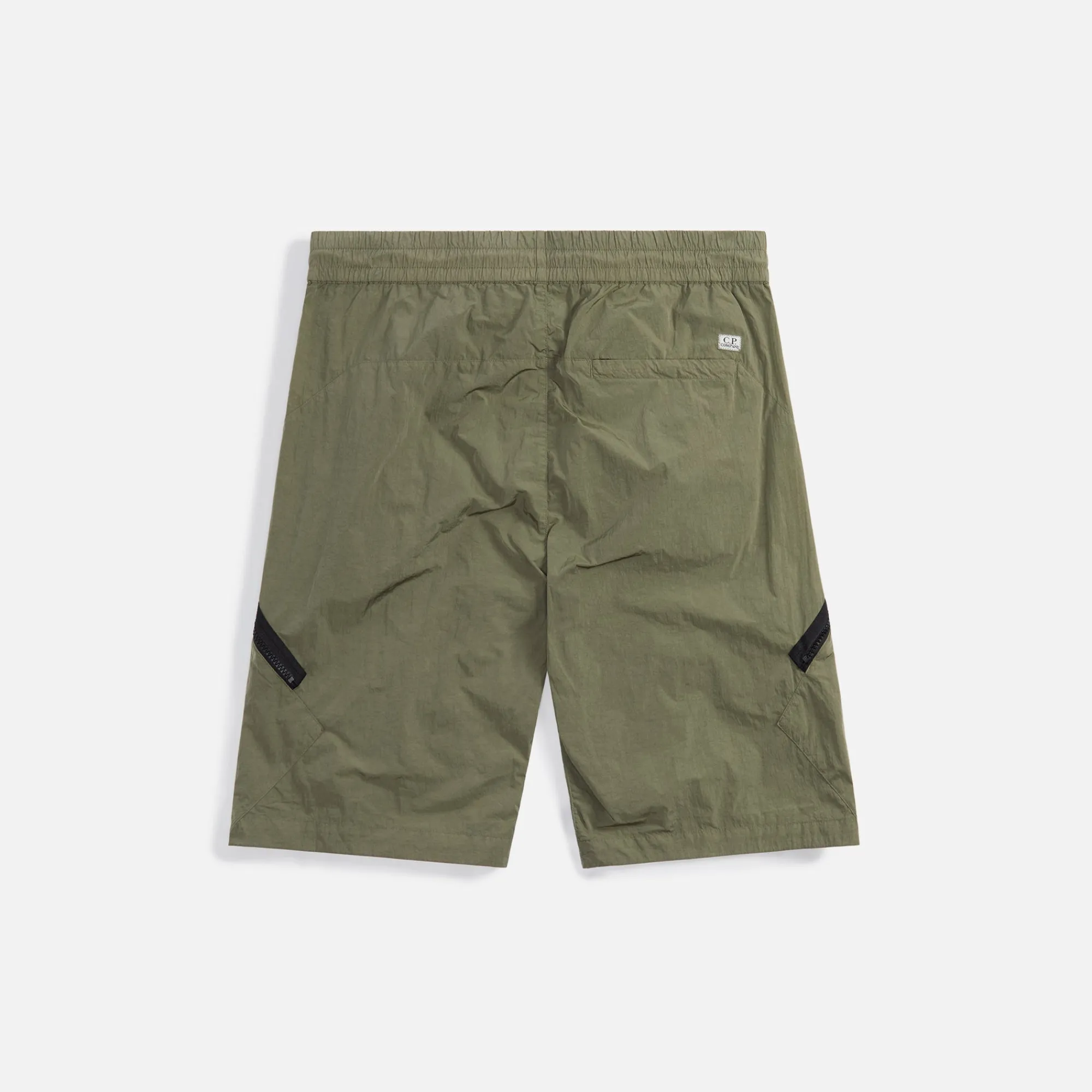 Fashion CP Company Chrome-R Zipped Shorts Bronze Green
