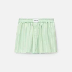 Cheap Alexander Wang Classic Boxer Shorts With Raw Hem Spring Bud