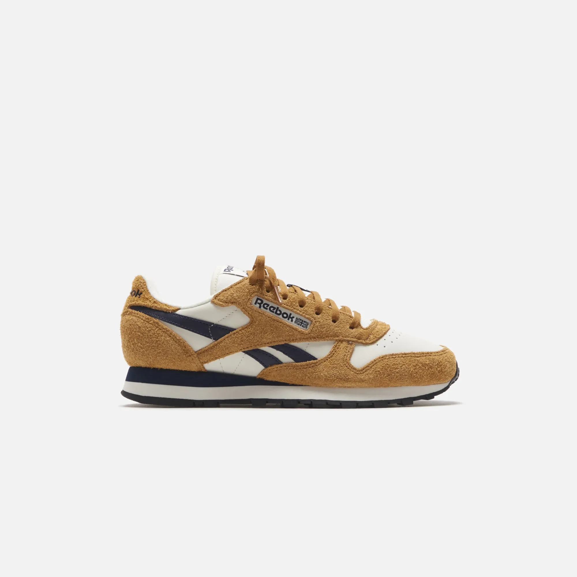 Sale Reebok Classic Leather Chalk / Wild Brown / Vector Navy