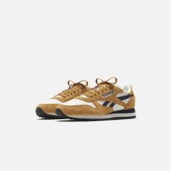 Sale Reebok Classic Leather Chalk / Wild Brown / Vector Navy