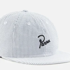 Fashion by Parra Classic Logo 6 Panel Hat White / Grey