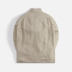 Clearance Engineered Garments Classic Shirt Natural Handkerchief Linen