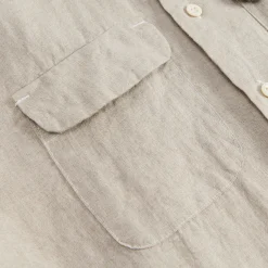 Clearance Engineered Garments Classic Shirt Natural Handkerchief Linen