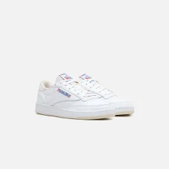 Sale Reebok Club C 85 Vintage Footwear White/ Alabaster/ Vector Blue