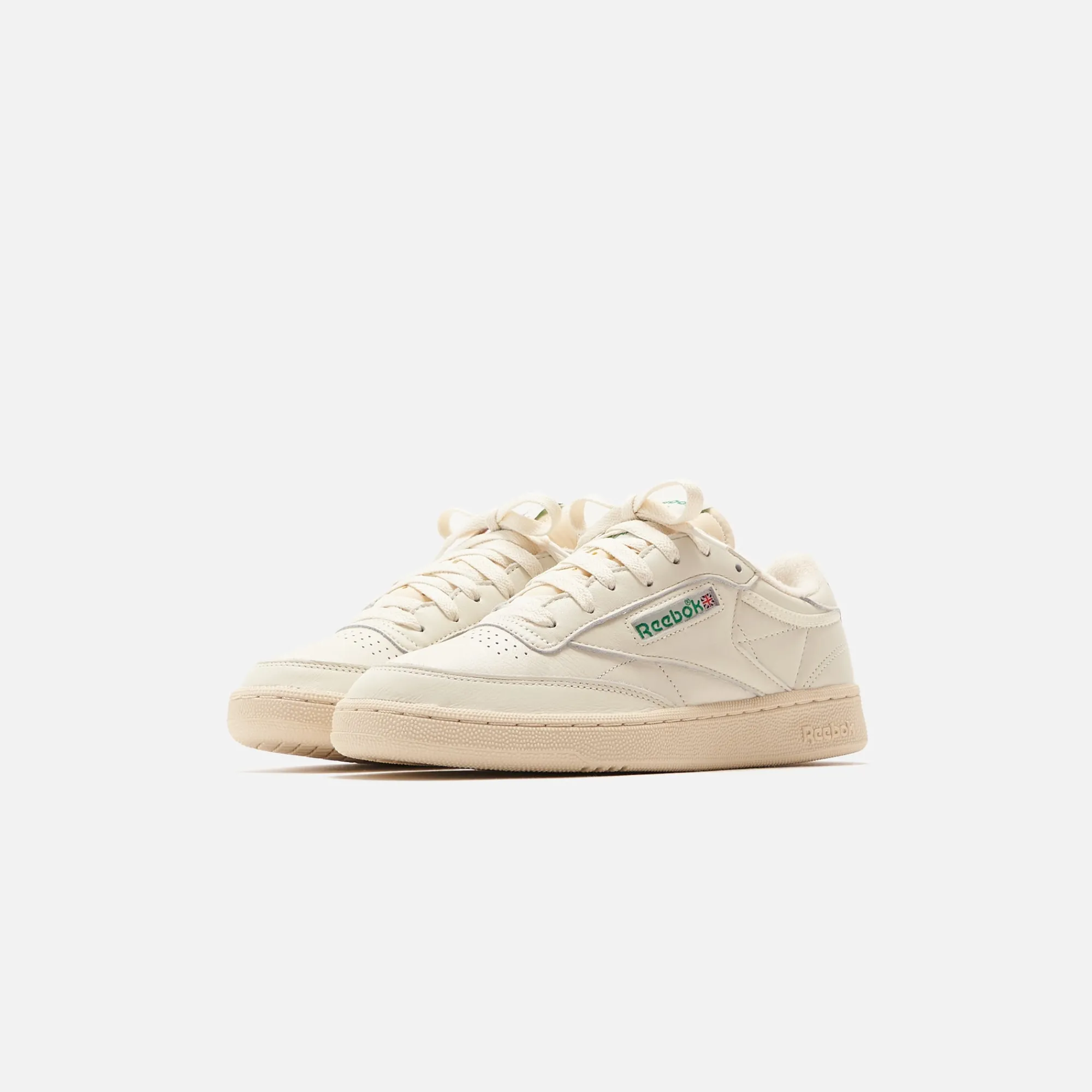 Online Reebok Club C 85 Vintage Top Chalk / Paper White / Glen Green