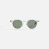Online Garrett Leight Clune X Sun Light Grey / Pure Green