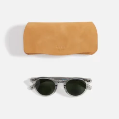 Online Garrett Leight Clune X Sun Light Grey / Pure Green