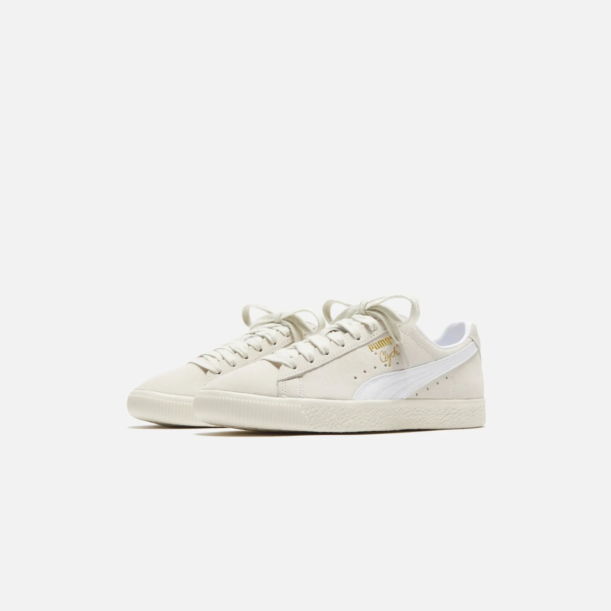 Hot Puma Clyde Prm Frosted Ivory / White