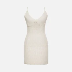 Online Frankies Bikinis Collette Crochet Dress White