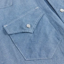 Discount Engineered Garments Combo Western Shirt Light Cotton Chambray