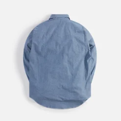 Shop Engineered Garments Combo Western Shirt Light Cotton Chambray