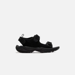Fashion CDG Homme Comme Des Garcons Homme Velour Neoprene Sandal Black