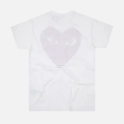 Store CDG Pocket Comme Des Garcons Play Big Red Heart Tee White