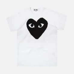 Online CDG Pocket Comme Des Garcons Play Black Heart Tee White