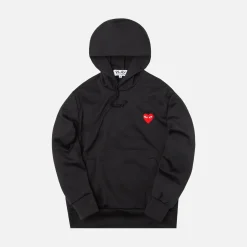 Sale CDG Pocket Comme Des Garcons Play Hoodie Black