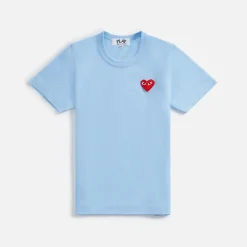 Shop CDG Pocket Comme Des Garcons Play Tee Blue
