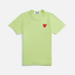 Sale CDG Pocket Comme Des Garcons Women'S Play Tee Green