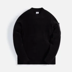 New CP Company Compact Cotton Knit Black