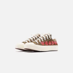 Fashion CDG Pocket Converse X Comme Des Garcons Cdg Play Chuck Taylor Low Multi Heart