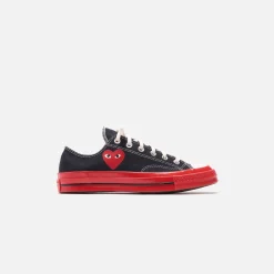 Hot CDG Pocket Converse X Comme Des Garcons Cdg Play Red Sole Low Top Black