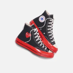 Store CDG Pocket Converse X Comme Des Garcons Cdg Play Red Sole High Top Black