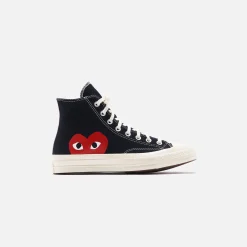 New CDG Pocket Converse X Comme Des Garcons Cdg Play Chuck Taylor High Black