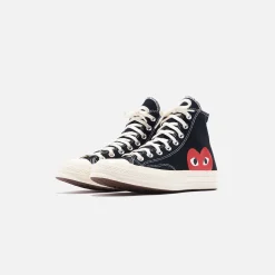 New CDG Pocket Converse X Comme Des Garcons Cdg Play Chuck Taylor High Black