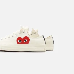 Cheap CDG Pocket Converse X Comme Des Garcons Cdg Play Chuck Taylor Low Beige