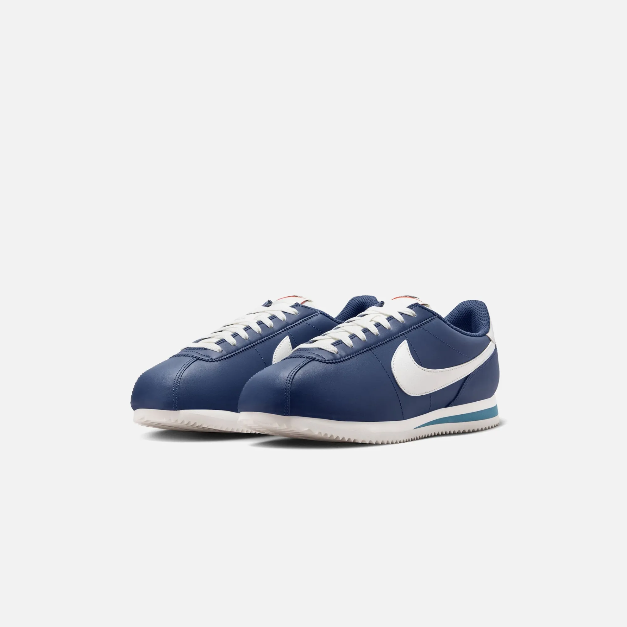 Hot Nike Cortez Midnight Navy / Sail / Noise Aqua