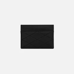 Flash Sale Saint Laurent Credit Card Case Matelasse Black