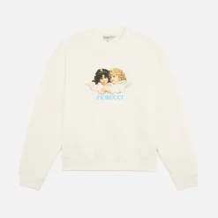 Store Fiorucci Crewneck Angel Sweatshirt White