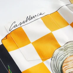 Discount Casablanca Cuban Collar Shirt Maria