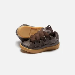Shop Lanvin Curb Sneakers Ebony